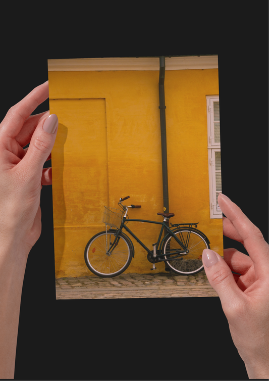 Bicycle of Copenhagen, Denmark, Travel, Unframed Photography Print