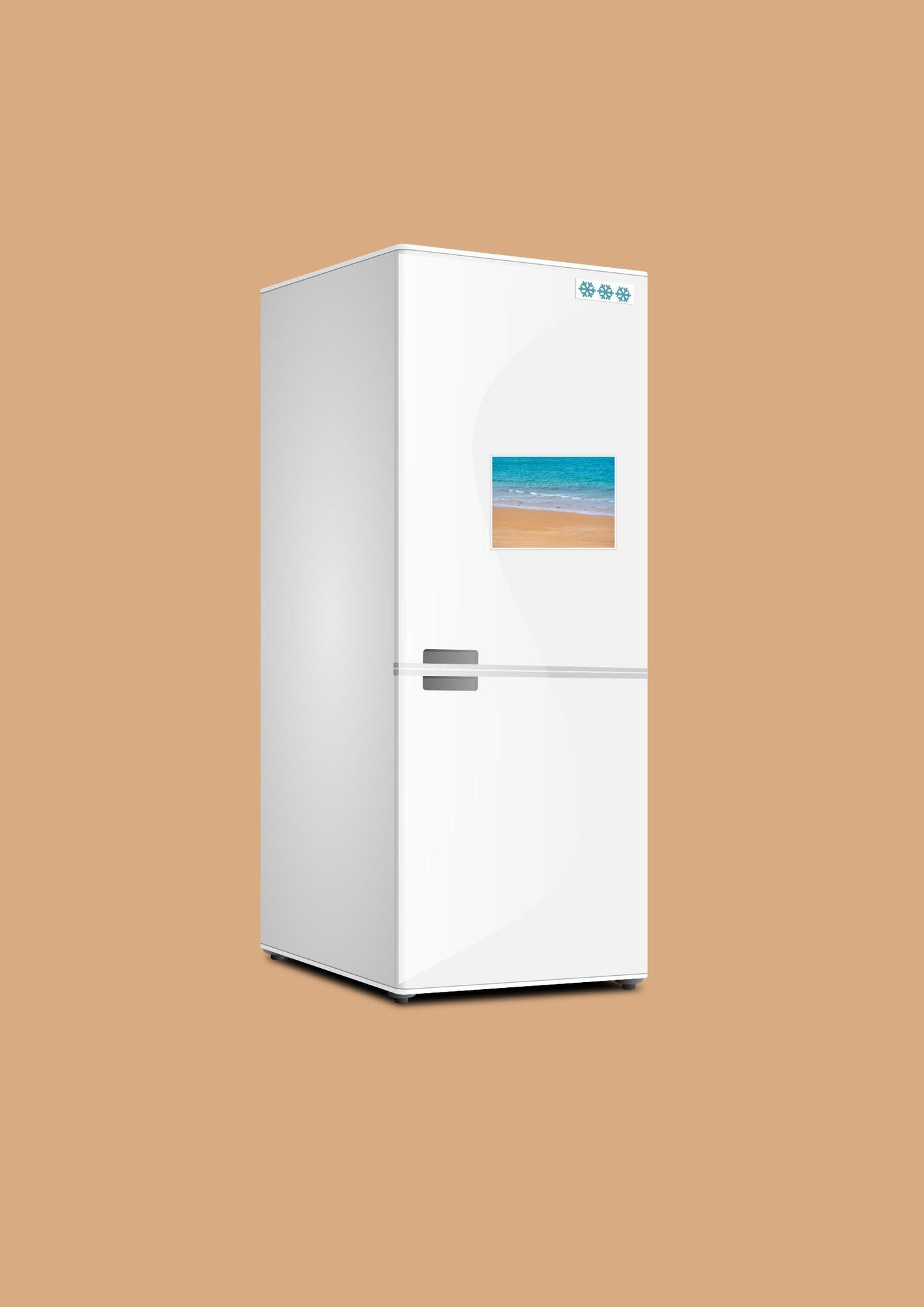 Northumberland Beach Fridge Magnet. 6" x 4" High Quality Easy Fridge Magnet