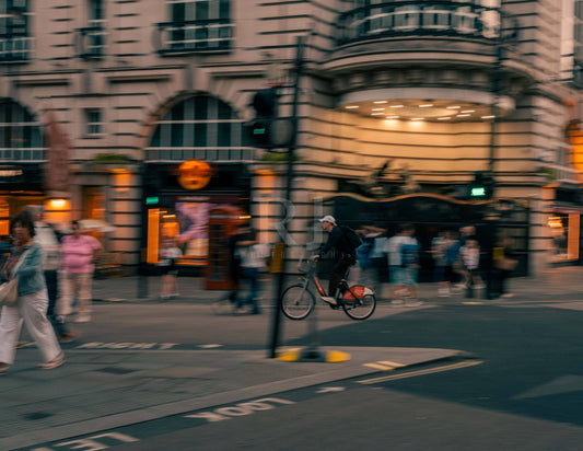 London Streets, Bicycle, Travel Unframed Photography Print