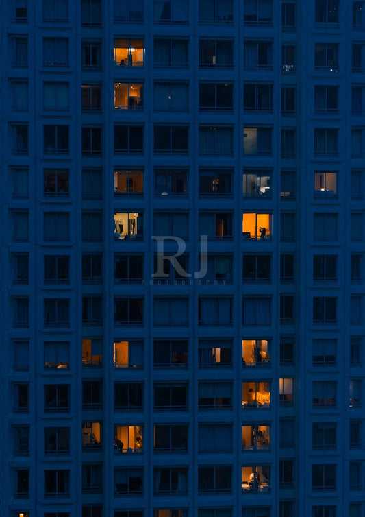 Cinematic Paris Architecture, France, Travel, Unframed Photography Print