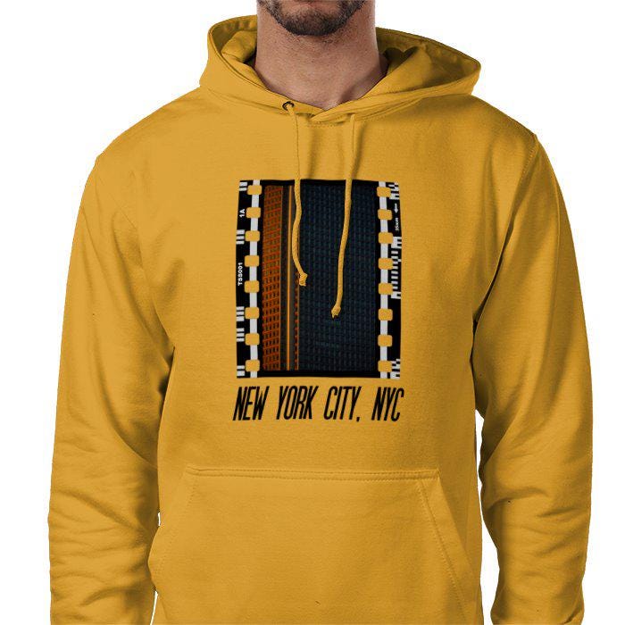 New York City Architecture, USA, Unisex College Hoodie, Photography Film Travel Jumper