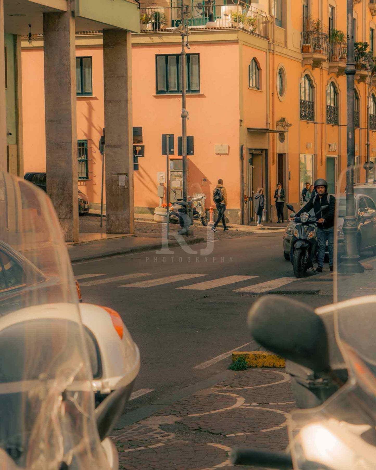 Sorrento Streets, Travel, Sorrento Architecture, Photography Print Unframed