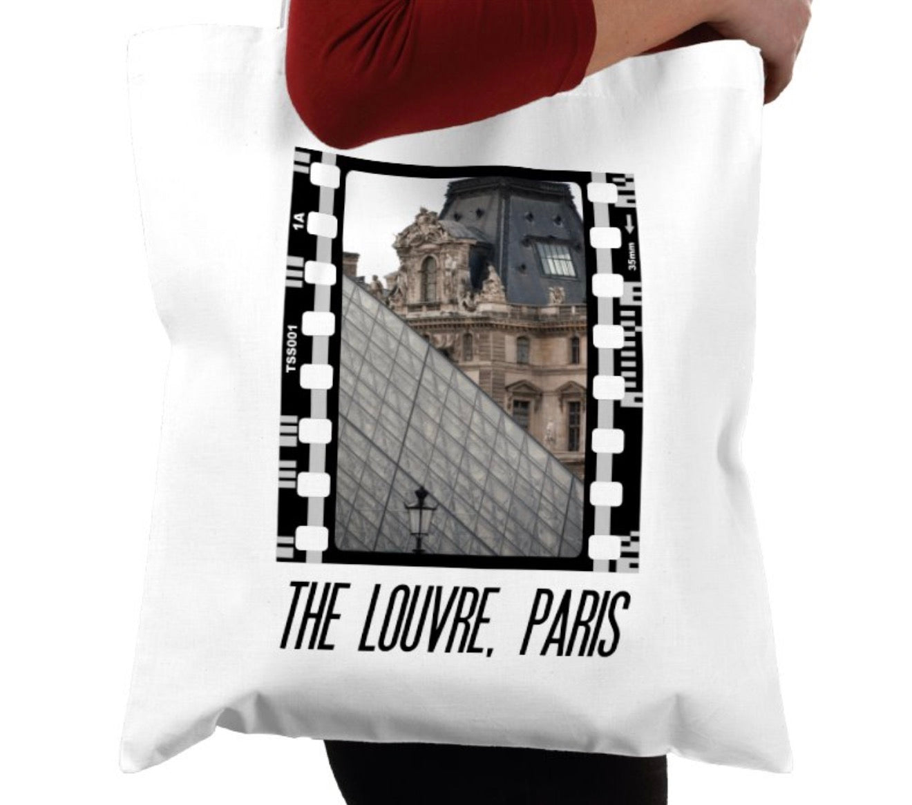 The Louvre, Paris, France, Travel Tote Bag
