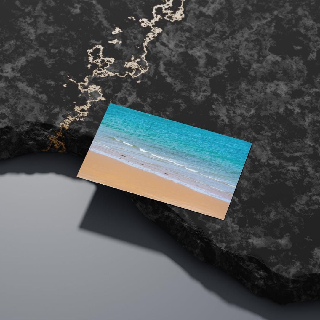 Northumberland Beach Fridge Magnet. 6" x 4" High Quality Easy Fridge Magnet