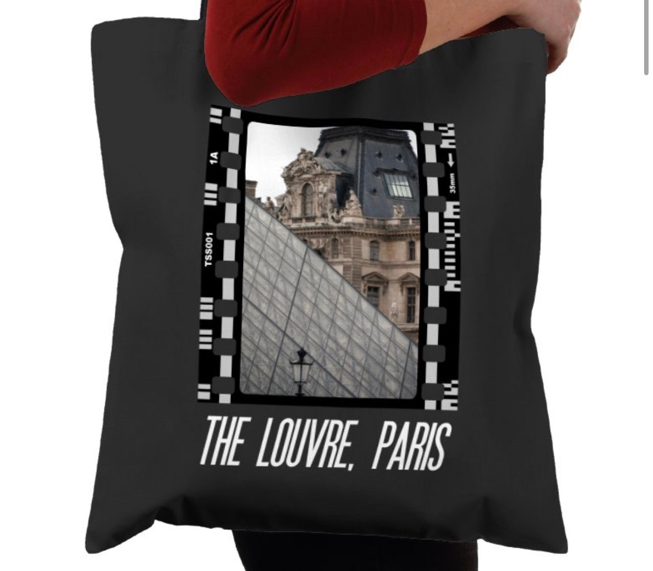 The Louvre, Paris, France, Travel Tote Bag