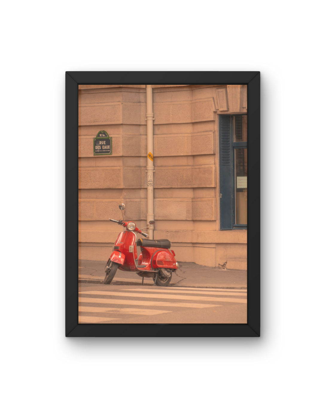 Paris Motorcycle, France, Travel, Unframed Photography Print