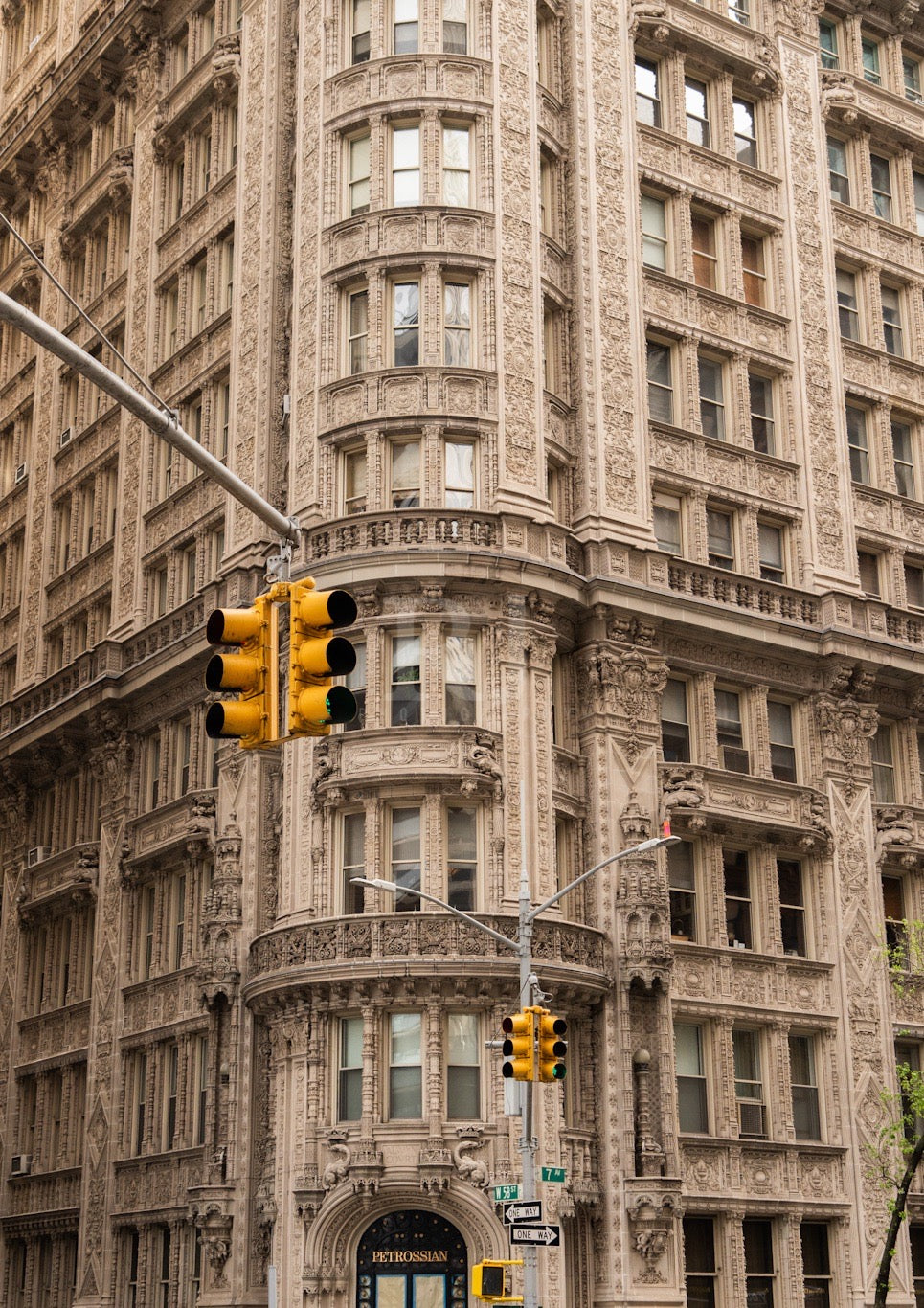 New York City Photography Print, Petrossian Building, NYC Architecture, Original Print, Unframed