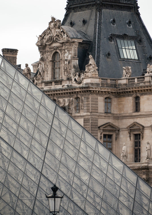 The Louvre Paris, France, Travel, Unframed Photography Print