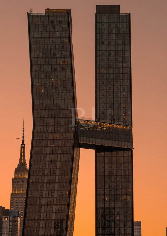 The American Copper Building at Sunset, New York City, Unframed Photography Print
