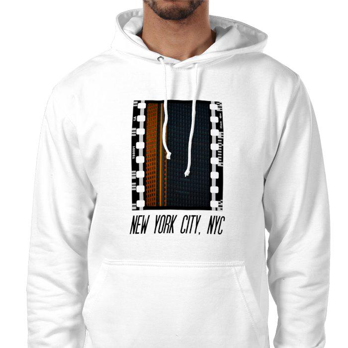 New York City Architecture, USA, Unisex College Hoodie, Photography Film Travel Jumper