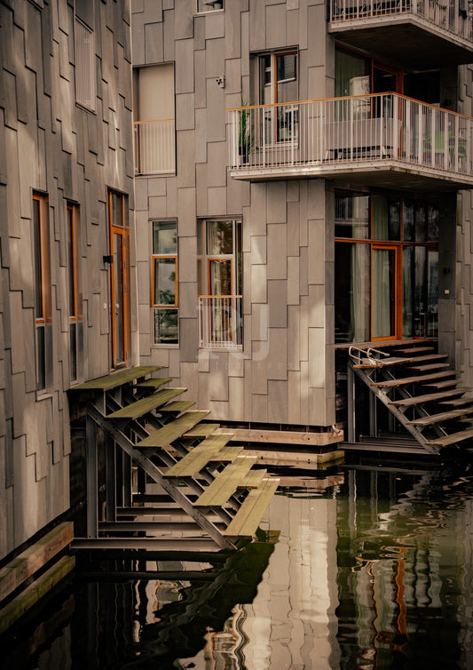 Architecture of Bjorvika, Norway, Oslo City, Unframed Photography Print
