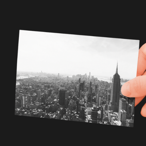 New York City, Black & White, Empire State Building, Landscape, Unframed Photography Print