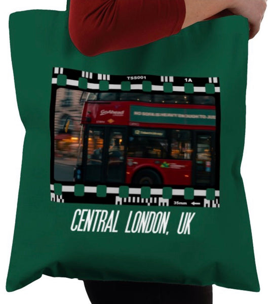 Central London, Bus London, Travel Tote Bag