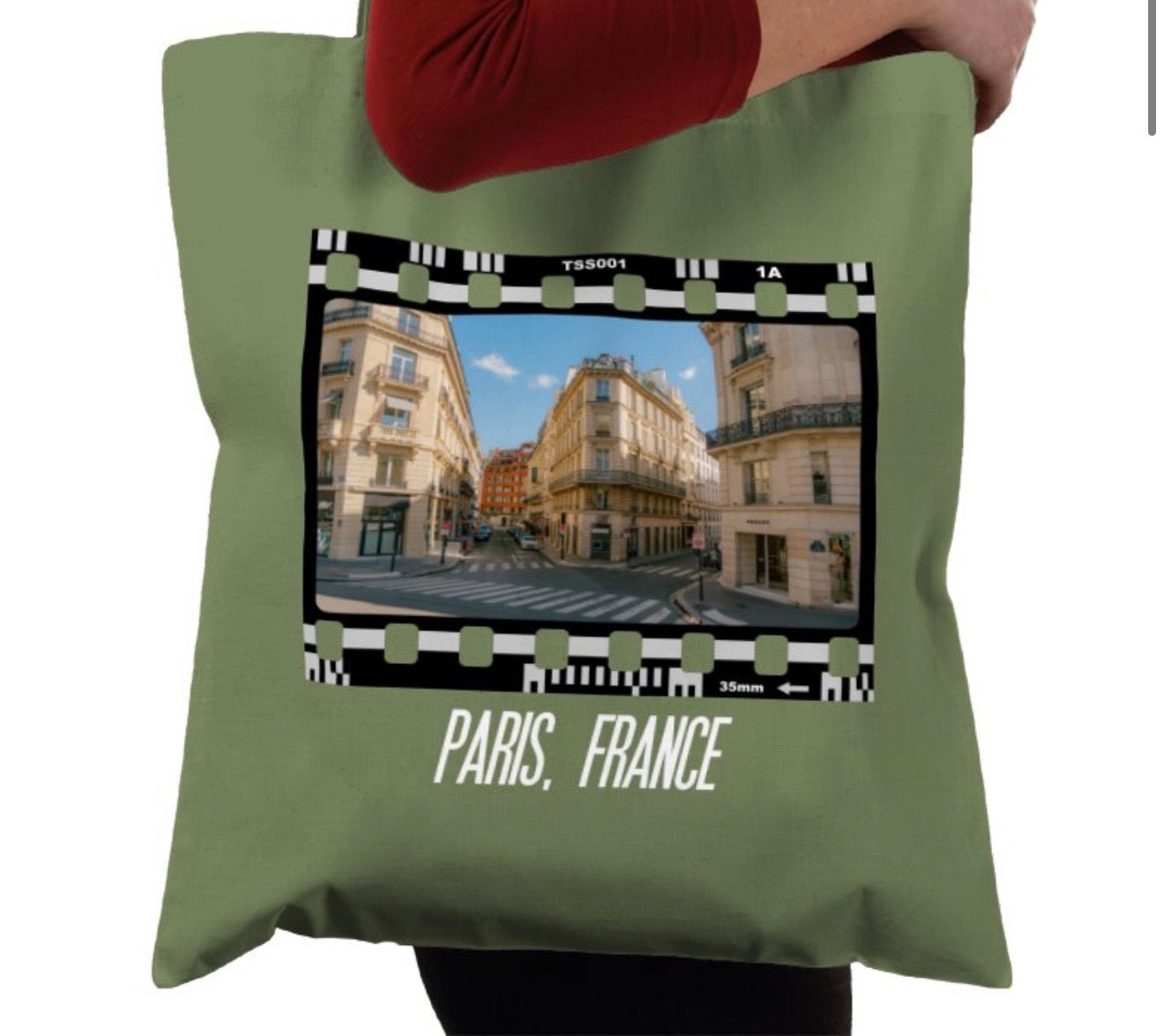 Paris in the Sun, France, Travel Tote Bag