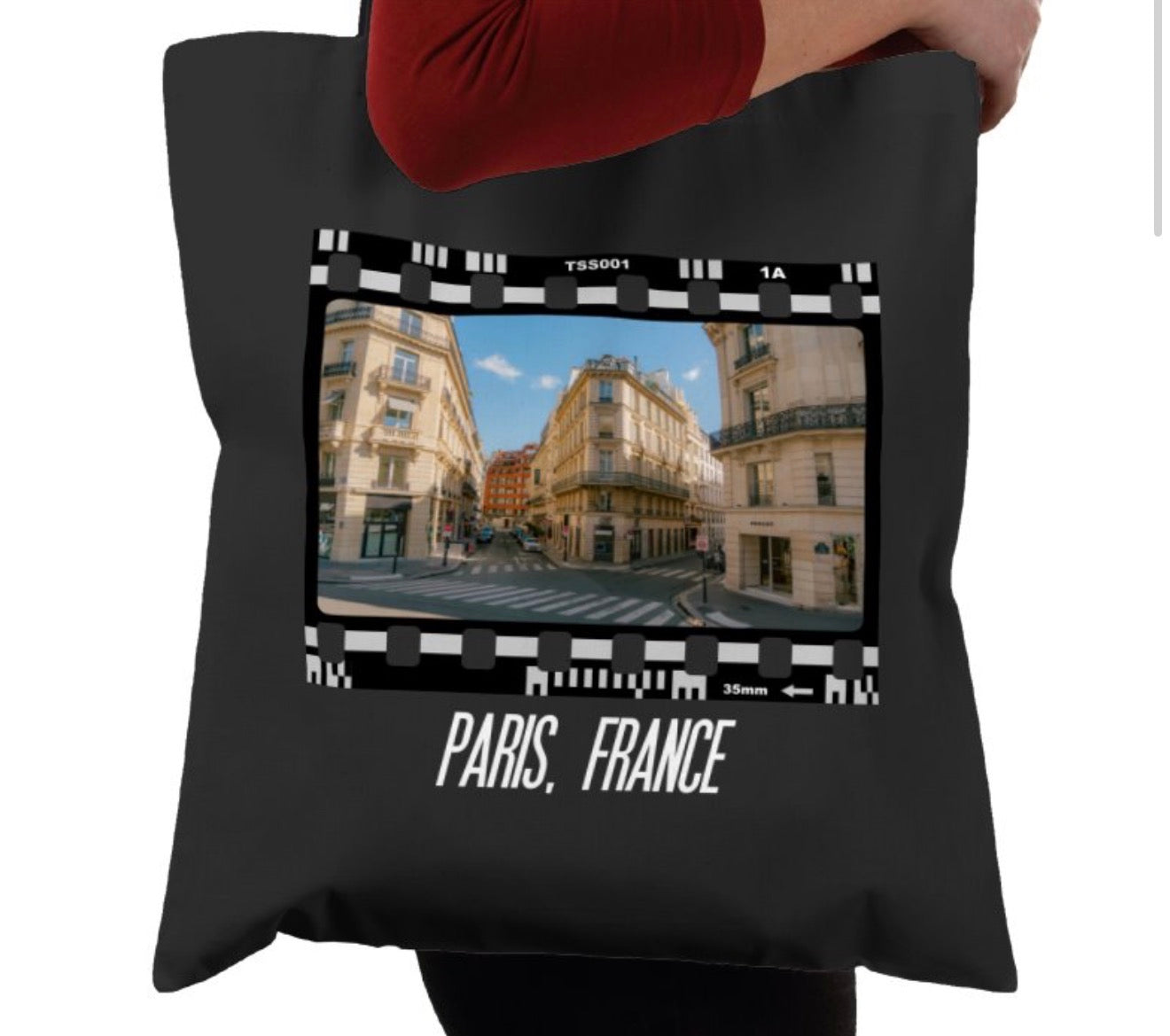 Paris in the Sun, France, Travel Tote Bag