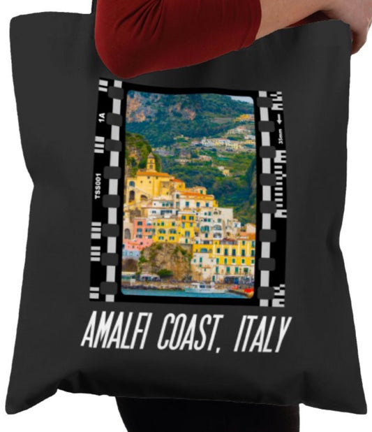 Amalfi Coast, Italian, Photography Film, Tote Bag
