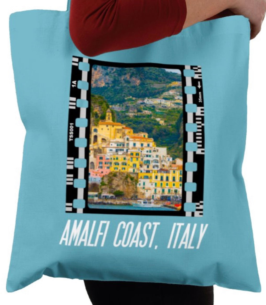 Amalfi Coast, Italian, Photography Film, Tote Bag