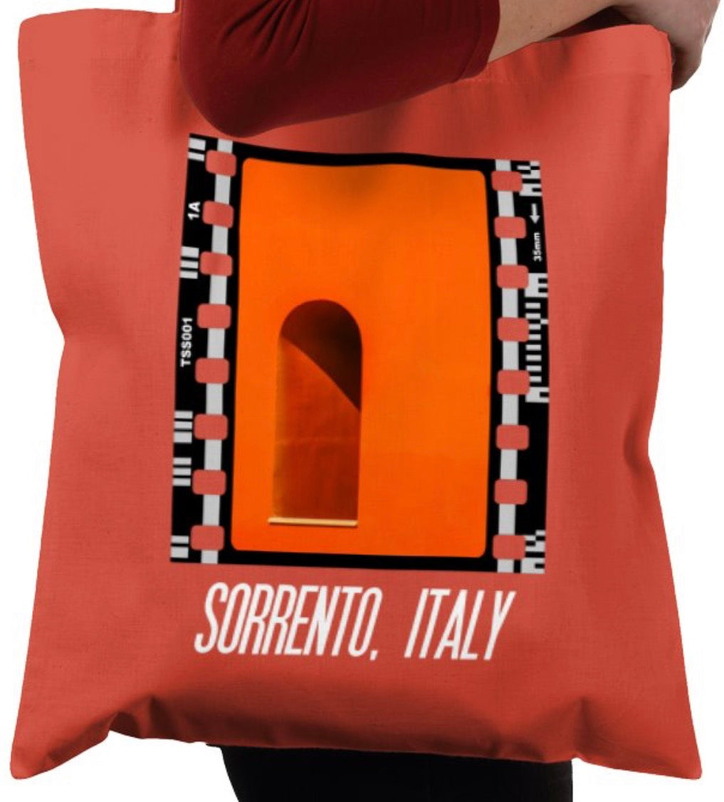 Italian Architecture, Sorrento Italy, Photography Film, Tote Bag