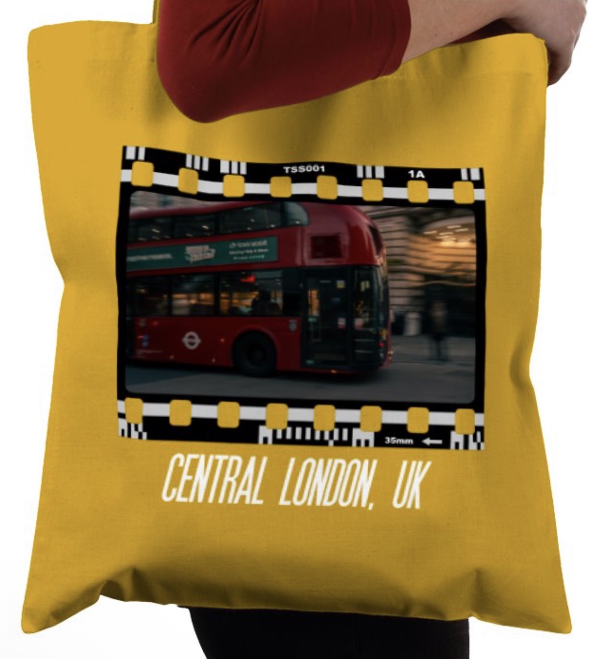 Central London, Bus London, Travel Tote Bag
