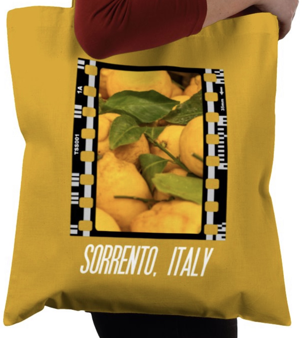 Sorrento Italian Lemons, Photography Film, Tote Bag