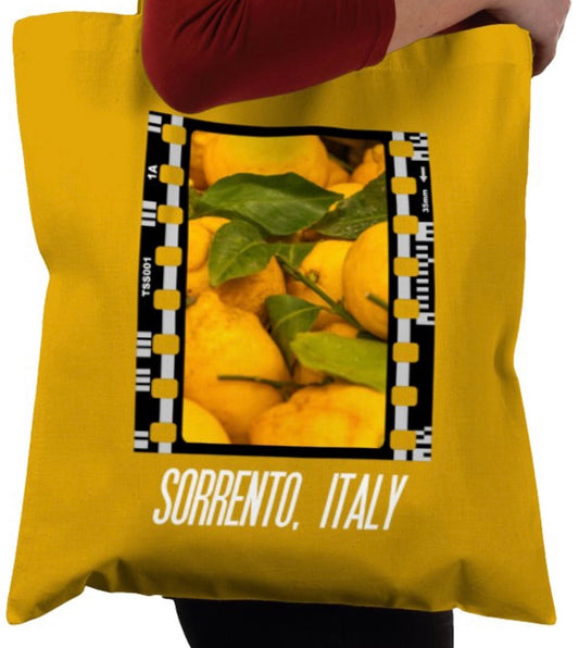 Sorrento Italian Lemons, Photography Film, Tote Bag