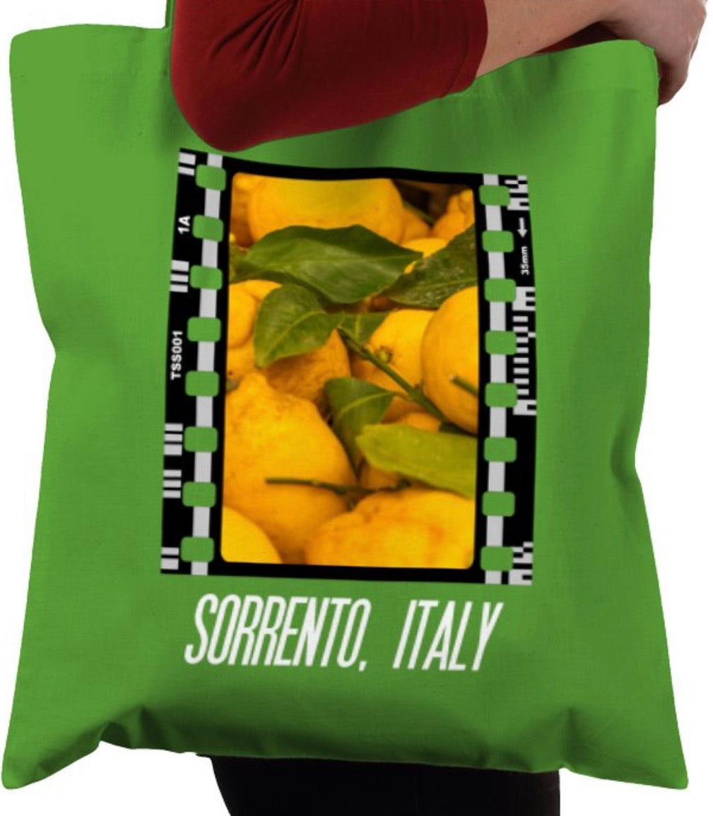 Sorrento Italian Lemons, Photography Film, Tote Bag