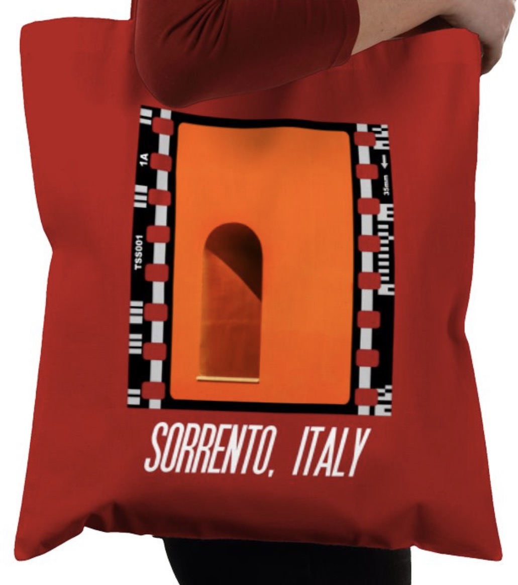 Italian Architecture, Sorrento Italy, Photography Film, Tote Bag