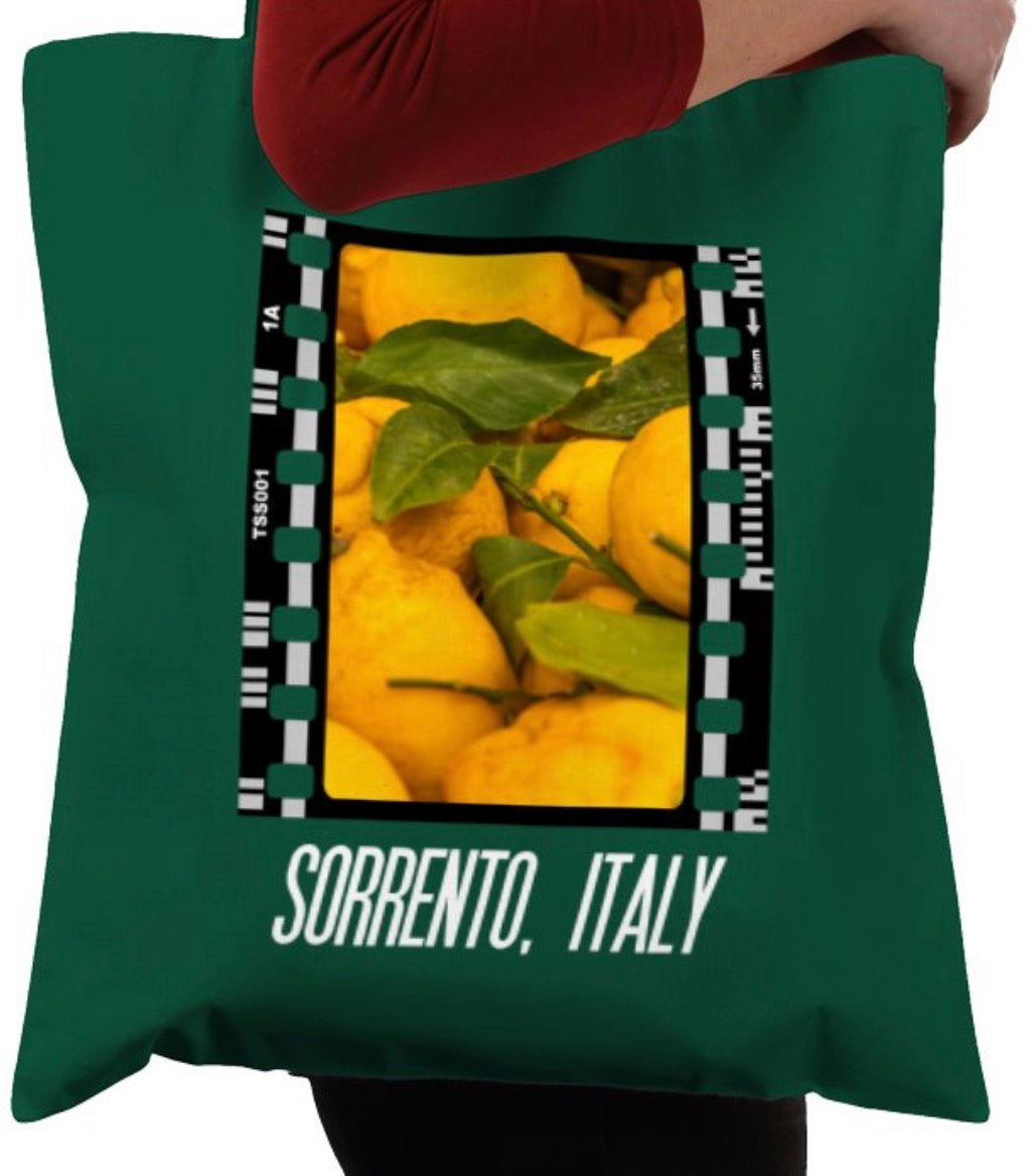 Sorrento Italian Lemons, Photography Film, Tote Bag