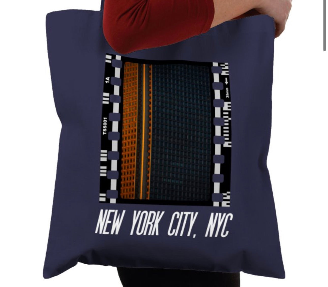 New York CityLife Architecture, NYC, Photography Film, Tote Bag