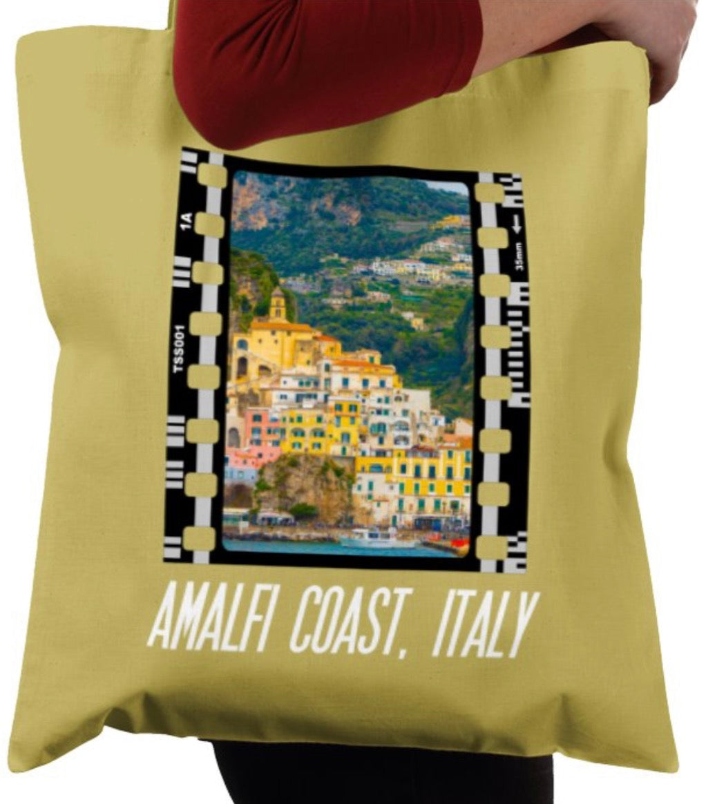 Amalfi Coast, Italian, Photography Film, Tote Bag