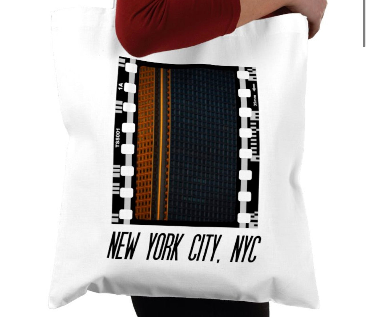 New York CityLife Architecture, NYC, Photography Film, Tote Bag