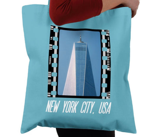 New York USA Architecture, NYC, Photography Film, Tote Bag