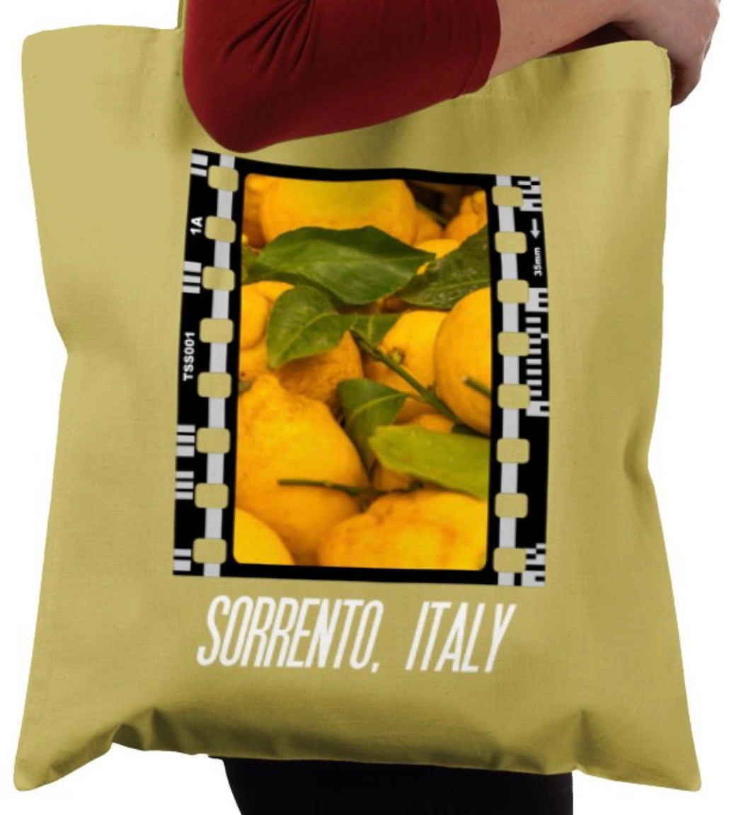Sorrento Italian Lemons, Photography Film, Tote Bag