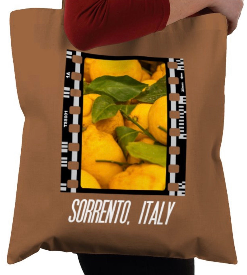 Sorrento Italian Lemons, Photography Film, Tote Bag