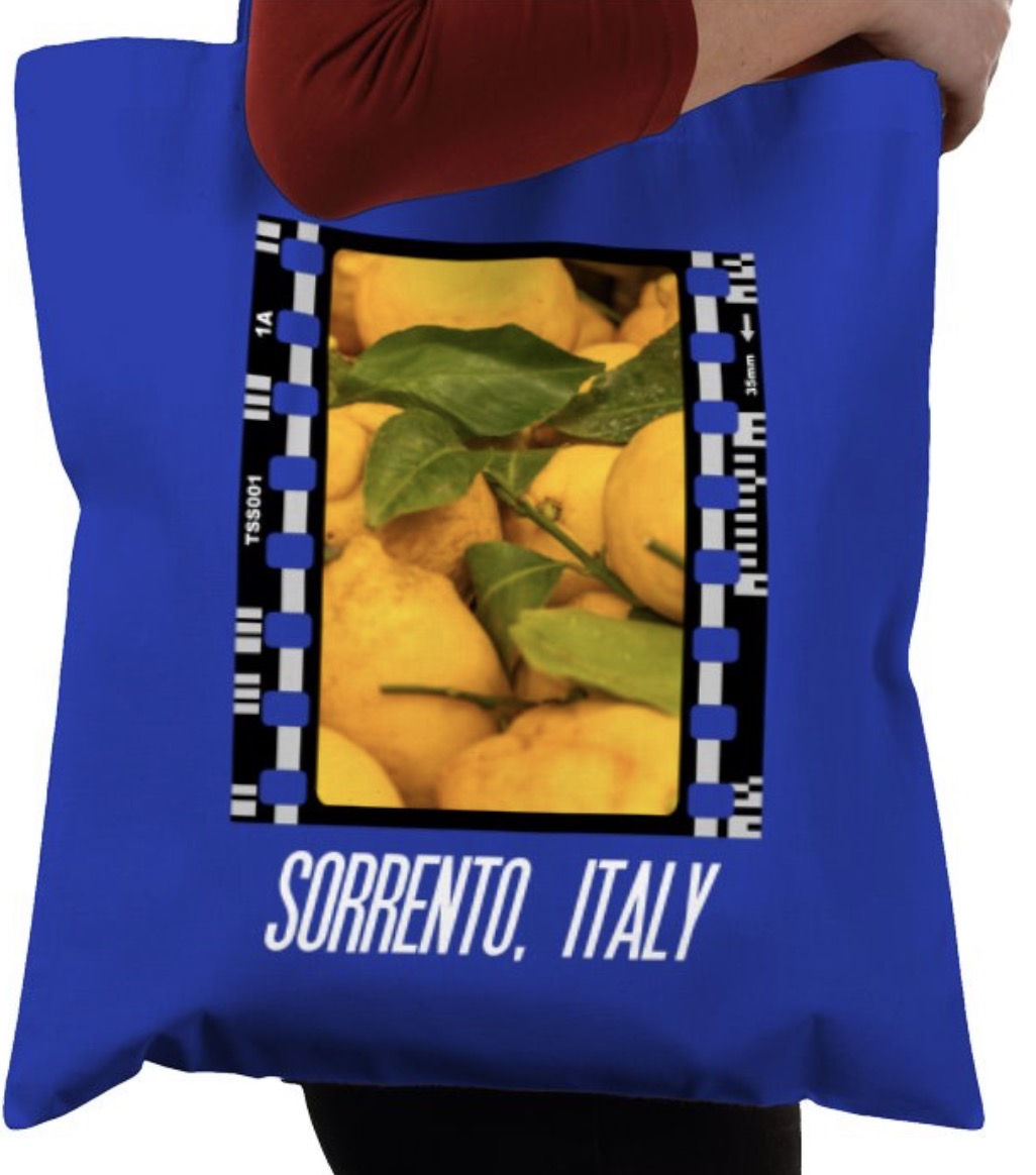 Sorrento Italian Lemons, Photography Film, Tote Bag