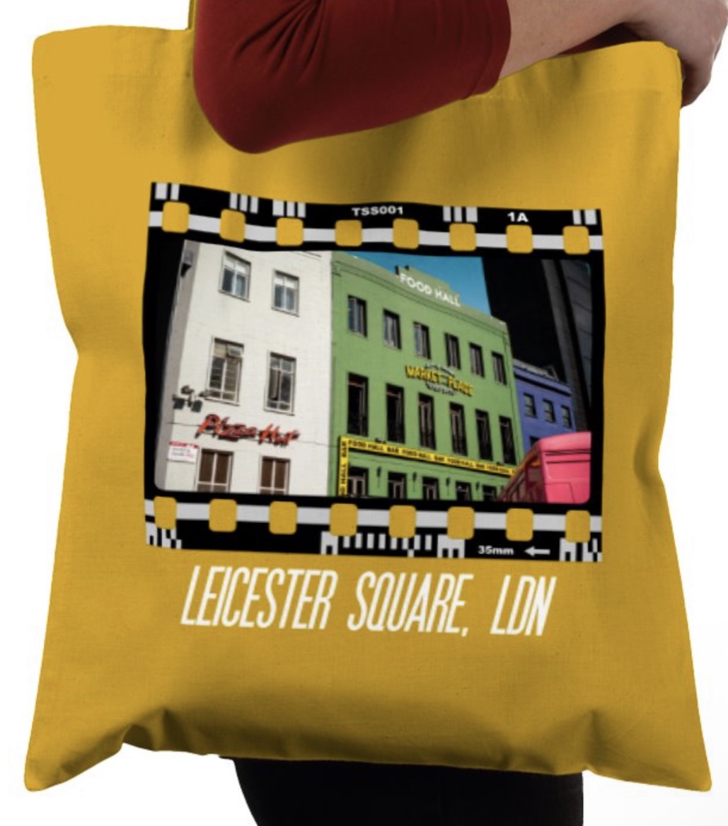Leicester Square, London, Travel Tote Bag