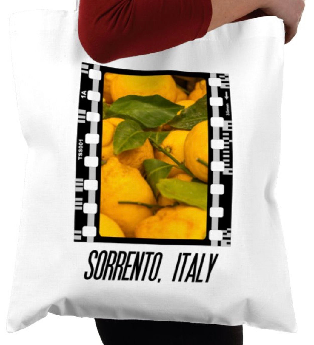 Sorrento Italian Lemons, Photography Film, Tote Bag