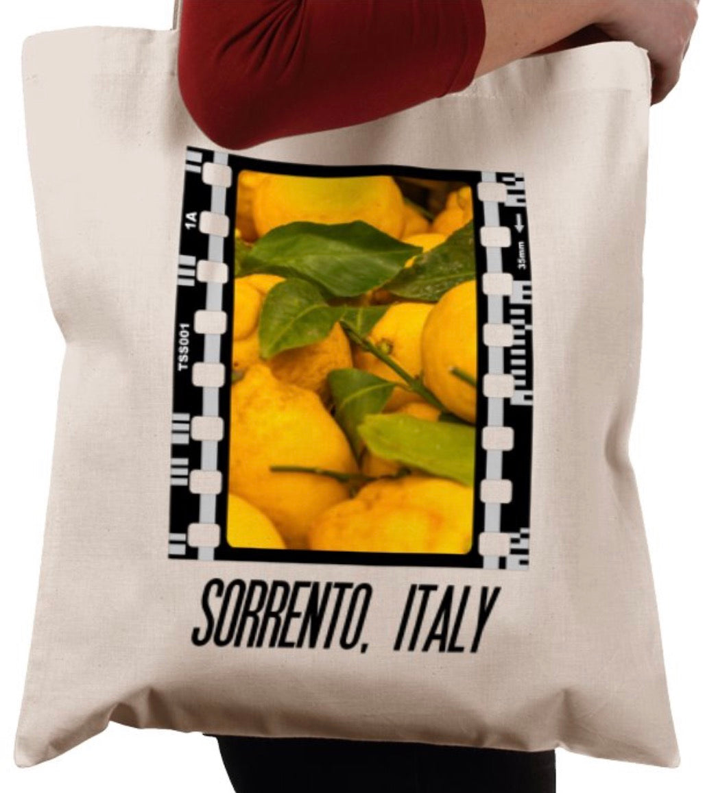 Sorrento Italian Lemons, Photography Film, Tote Bag