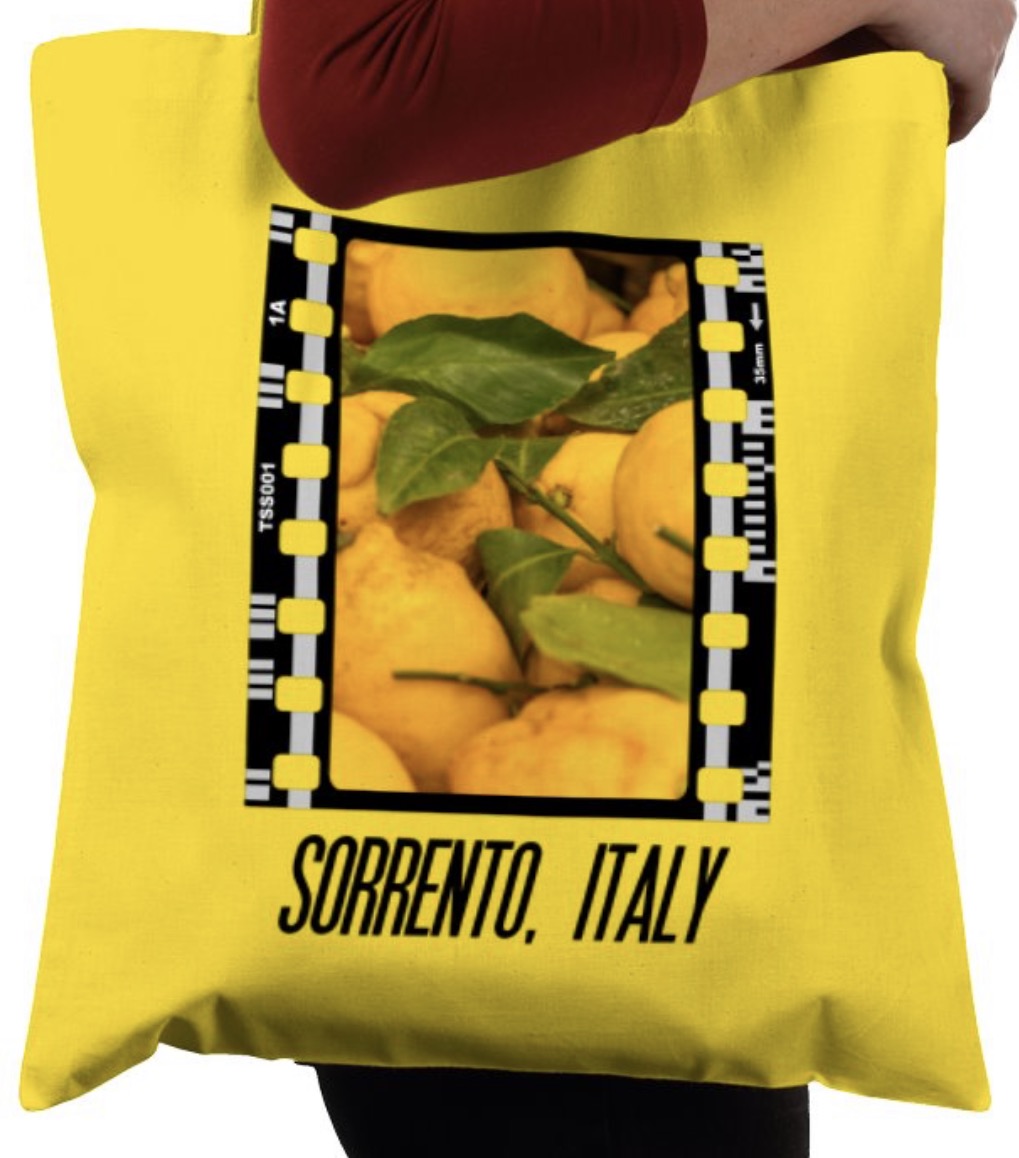 Sorrento Italian Lemons, Photography Film, Tote Bag