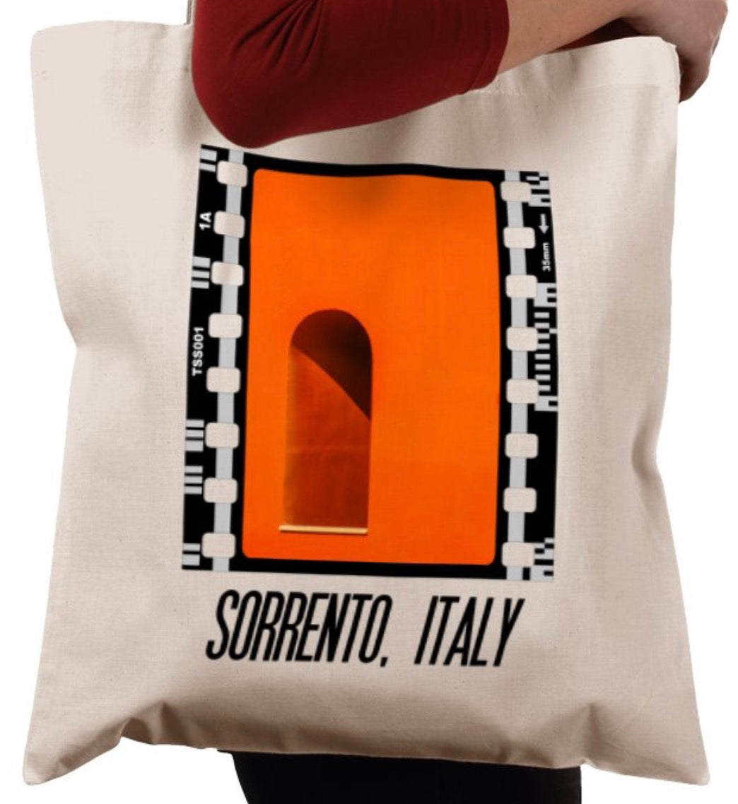 Italian Architecture, Sorrento Italy, Photography Film, Tote Bag