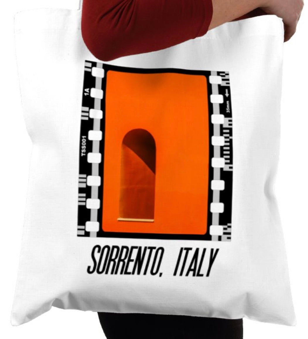 Italian Architecture, Sorrento Italy, Photography Film, Tote Bag