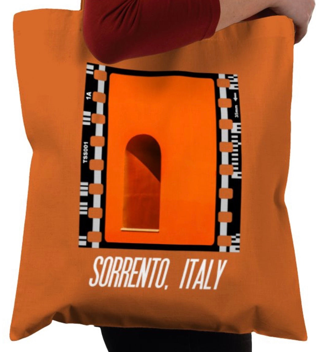 Italian Architecture, Sorrento Italy, Photography Film, Tote Bag