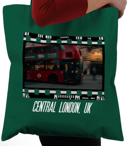 Central London, Bus London, Travel Tote Bag