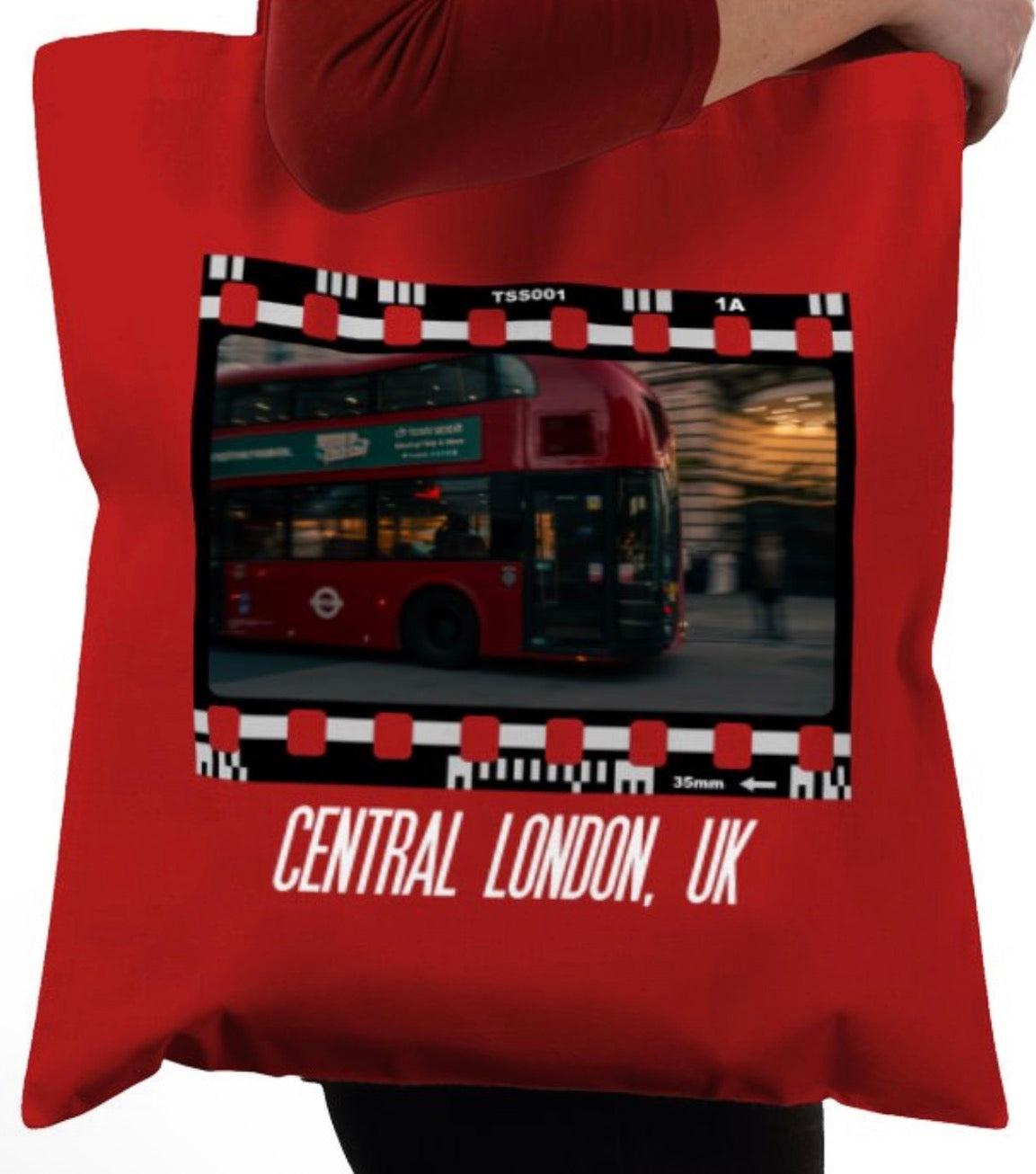 Central London, Bus London, Travel Tote Bag