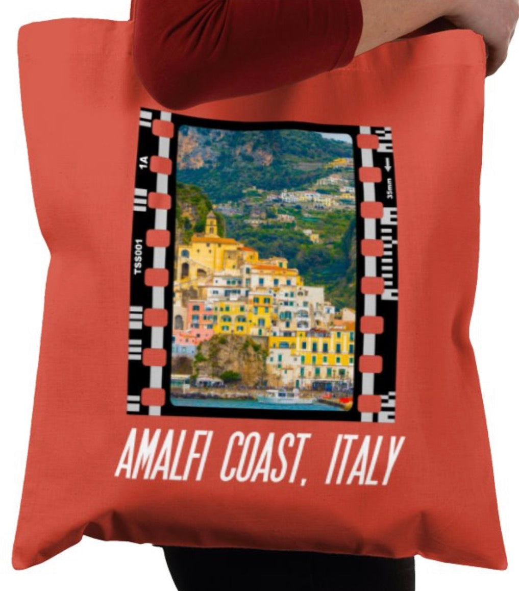 Amalfi Coast, Italian, Photography Film, Tote Bag