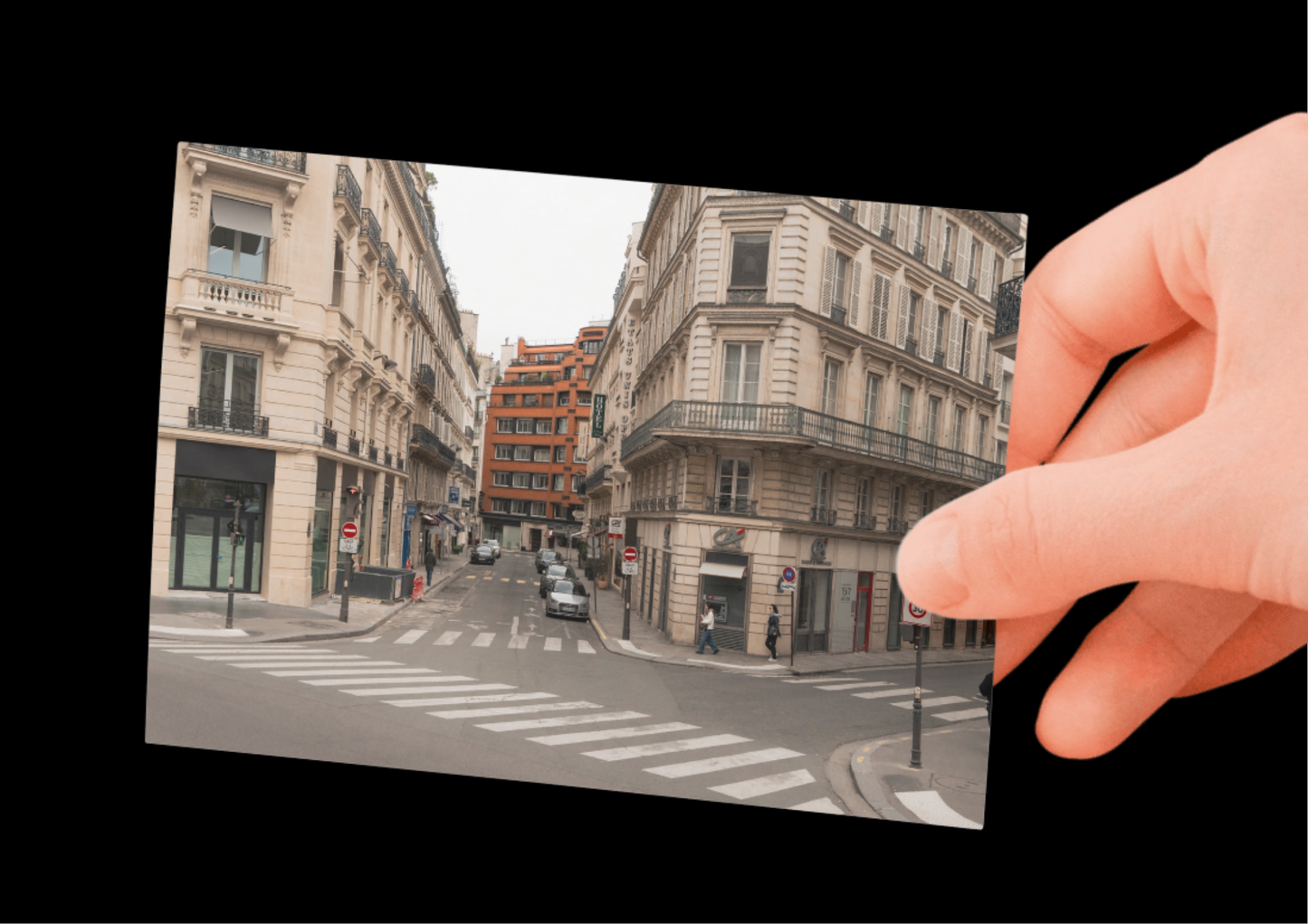 Paris Streets Landscape, France, Travel, Unframed Photography Print