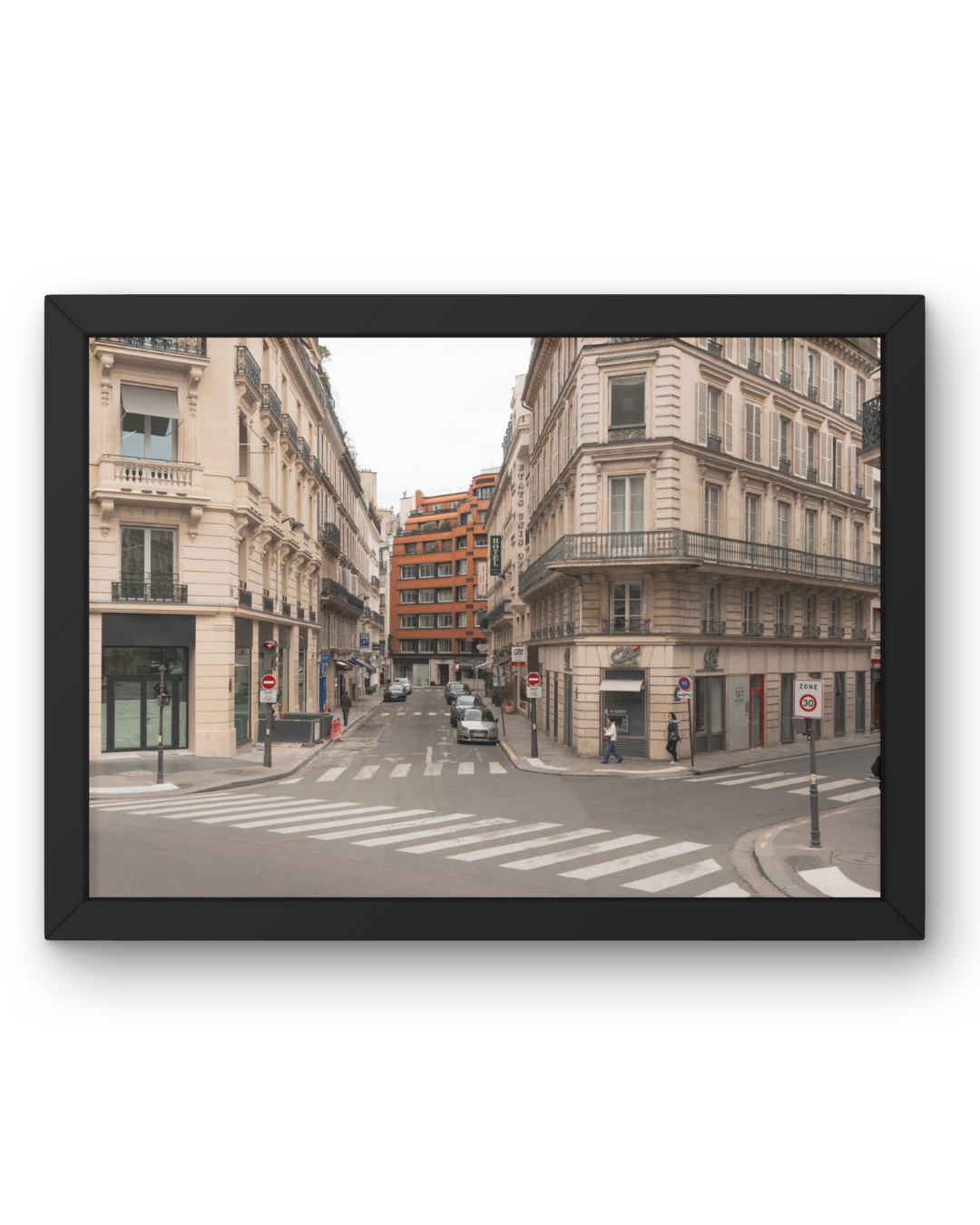 Paris Streets Landscape, France, Travel, Unframed Photography Print
