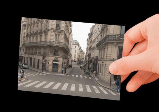 Paris Streets Landscape, France, Travel, Unframed Photography Print