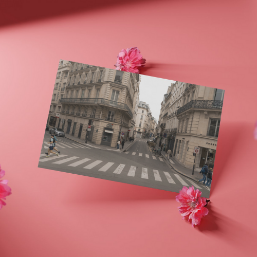 Paris Streets Landscape, France, Travel, Unframed Photography Print