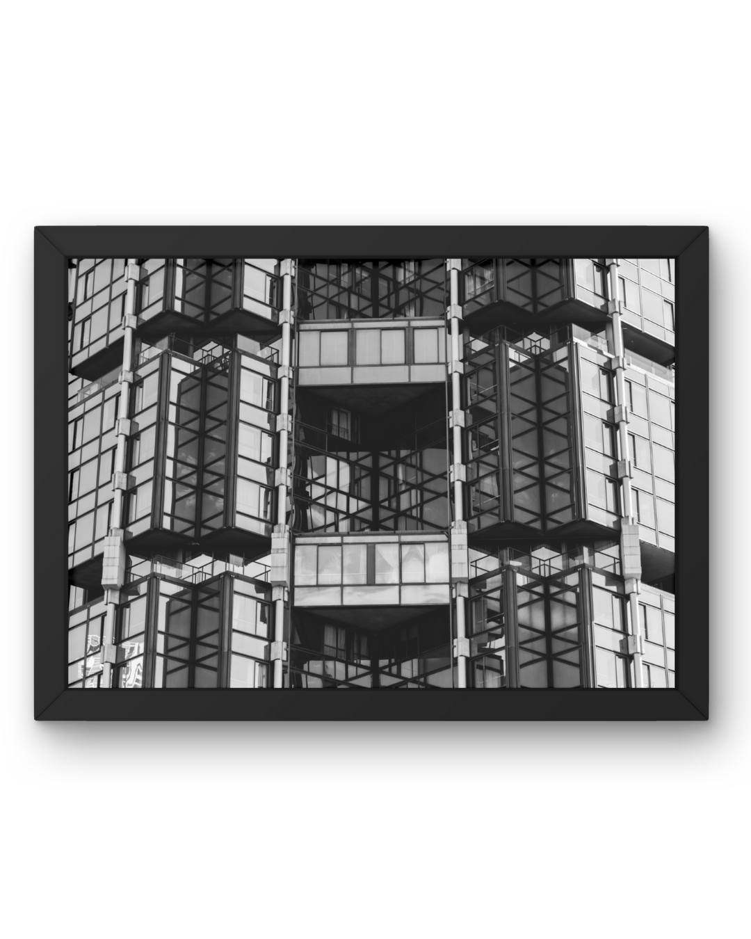 French Architecture Black and White Landscape, France, Travel, Unframed Photography Print
